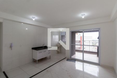 Sala e Cozinha Integrada de apartamento para alugar com 2 quartos, 56m² em Jardim Matarazzo, São Paulo