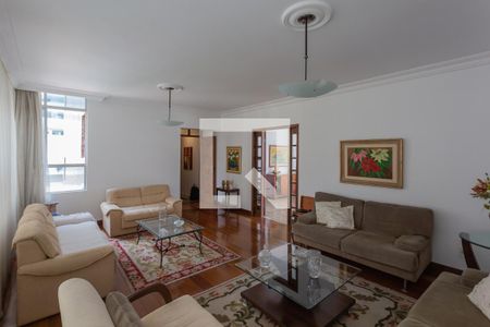 Sala de apartamento à venda com 4 quartos, 190m² em Luxemburgo, Belo Horizonte
