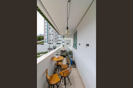 Varanda da Sala de apartamento à venda com 3 quartos, 70m² em Estoril, Belo Horizonte
