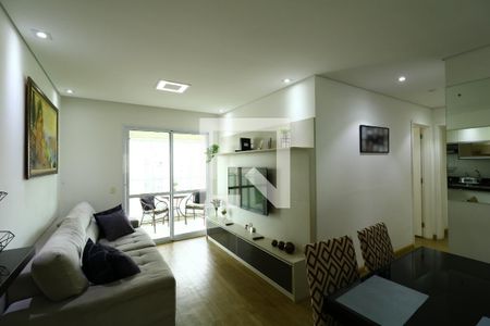Sala de apartamento à venda com 2 quartos, 66m² em Campestre, Santo André