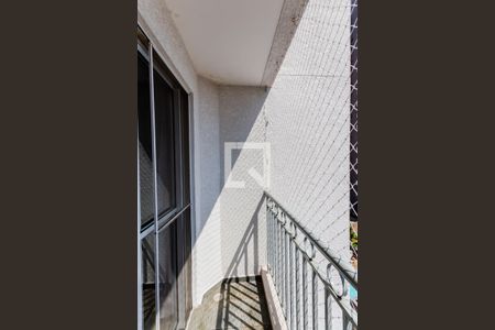 Varanda da Sala de apartamento à venda com 2 quartos, 50m² em Parque Erasmo Assunção, Santo André
