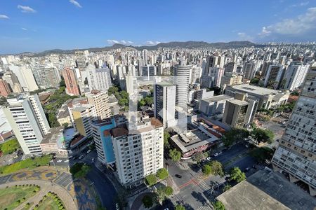 Vista de kitnet/studio à venda com 1 quarto, 30m² em Santo Agostinho, Belo Horizonte
