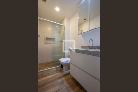 Banheiro de kitnet/studio para alugar com 1 quarto, 37m² em Jardim Paulista, São Paulo