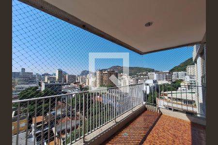 Varanda de apartamento para alugar com 3 quartos, 95m² em Botafogo, Rio de Janeiro