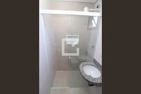 Banheiro de kitnet/studio para alugar com 1 quarto, 20m² em Vila Gomes Cardim, São Paulo