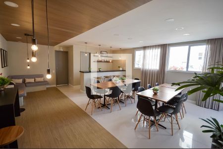 Apartamento para alugar com 45m², 2 quartos e 1 vagaÁrea comum - Salão de festas