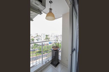 Varanda da sala  de apartamento à venda com 2 quartos, 71m² em Paquetá, Belo Horizonte