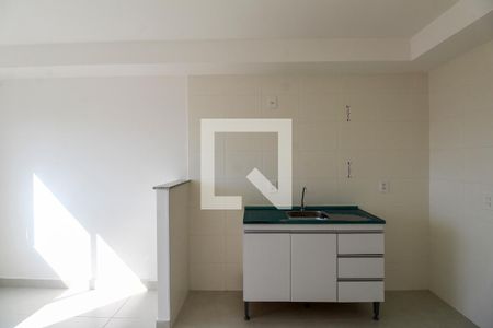 Sala/Cozinha de apartamento para alugar com 1 quarto, 32m² em Vila Prudente, São Paulo