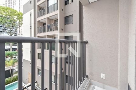 Varanda de apartamento para alugar com 1 quarto, 30m² em Bela Vista, São Paulo