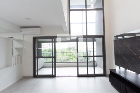 Sala de apartamento à venda com 1 quarto, 69m² em Indianópolis, São Paulo