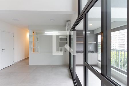 Sala de apartamento à venda com 1 quarto, 69m² em Indianópolis, São Paulo