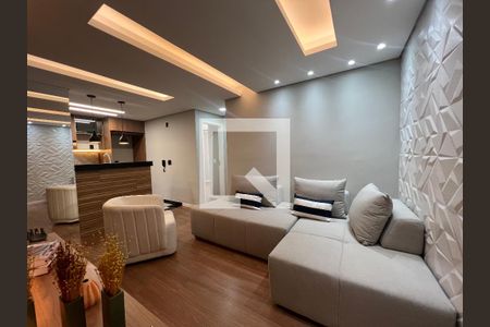 Sala de apartamento à venda com 2 quartos, 53m² em Arpoador, Contagem