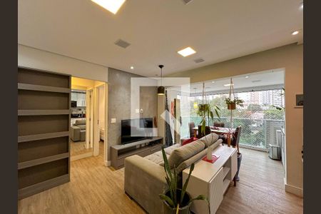 Sala de apartamento para alugar com 1 quarto, 41m² em Cidade Monções, São Paulo