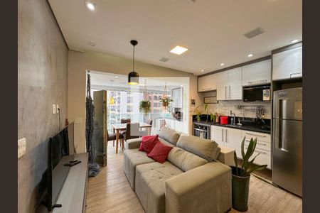 Sala de apartamento para alugar com 1 quarto, 41m² em Cidade Monções, São Paulo