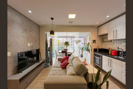 Sala de apartamento para alugar com 1 quarto, 41m² em Cidade Monções, São Paulo