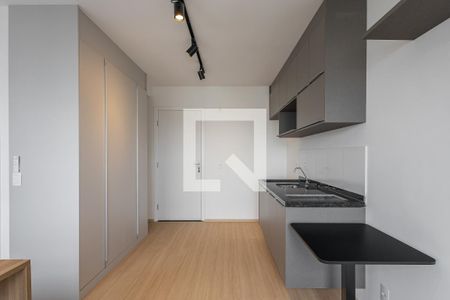 Cozinha de apartamento para alugar com 1 quarto, 25m² em Pinheiros, São Paulo