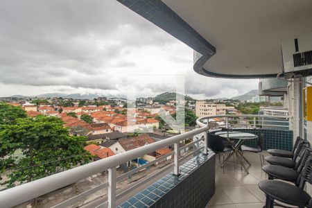 Varanda da Sala de apartamento para alugar com 3 quartos, 94m² em Campo Grande, Rio de Janeiro