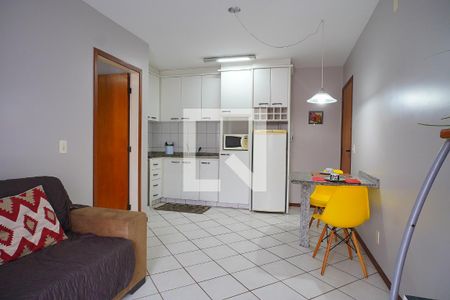 Sala de apartamento para alugar com 1 quarto, 50m² em Trindade, Florianópolis