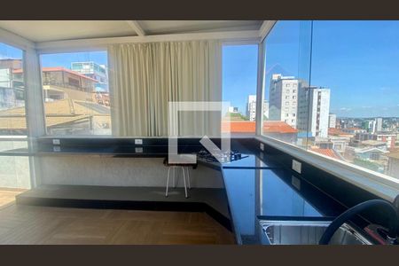Varanda gourmet de apartamento à venda com 4 quartos, 190m² em Barroca, Belo Horizonte