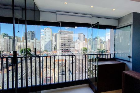 Varanda da Sala/Quarto de kitnet/studio à venda com 1 quarto, 23m² em Paraíso, São Paulo