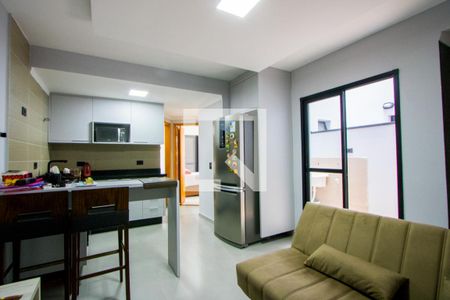 Sala de apartamento à venda com 2 quartos, 43m² em Paraíso, Santo André