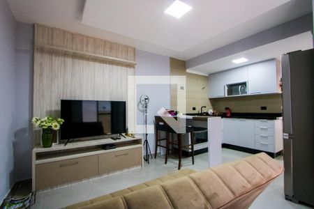 Sala de apartamento à venda com 2 quartos, 43m² em Paraíso, Santo André