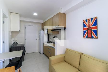 Sala de apartamento para alugar com 1 quarto, 27m² em Jardim Caravelas, São Paulo