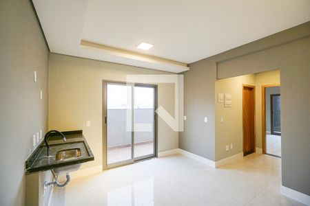 Sala e cozinha de apartamento à venda com 1 quarto, 53m² em Vila Gomes Cardim, São Paulo