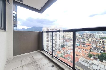 Varanda da Sala de apartamento para alugar com 1 quarto, 43m² em Cachambi, Rio de Janeiro