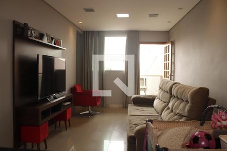 Sala de casa de condomínio à venda com 2 quartos, 80m² em Nacional, Contagem