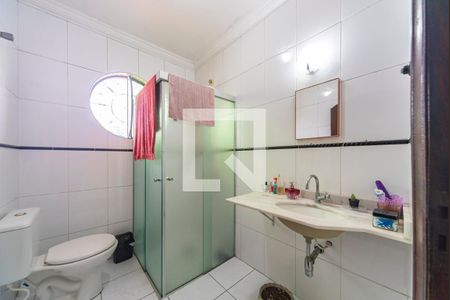 Banheiro Social de casa à venda com 3 quartos, 159m² em Vila Homero Thon, Santo André