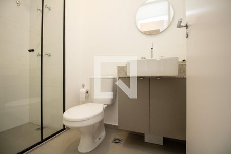 Studio à venda com 25m², 1 quarto e sem vagaBanheiro, louça sanitária, armário e box. 