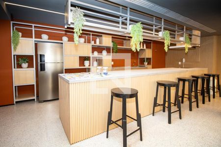 Studio à venda com 25m², 1 quarto e sem vagaÁrea comum - Salão de festas 