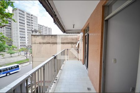 Varanda da Sala de apartamento à venda com 2 quartos, 82m² em Maracanã, Rio de Janeiro