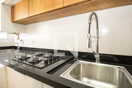 Apartamento à venda com 58m², 1 quarto e 1 vaga Apartamento à venda com 58m², 1 quarto e 1 vagaCozinha, pia e fogão embutido