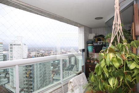 Varanda da Sala de apartamento para alugar com 2 quartos, 104m² em Vila Caiçara, Praia Grande
