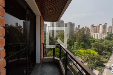Varanda da Sala de apartamento à venda com 3 quartos, 133m² em Parque Bairro Morumbi, São Paulo