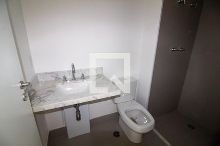 Banheiro de kitnet/studio à venda com 1 quarto, 33m² em Vila Cordeiro, São Paulo