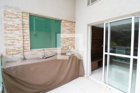 Varanda gourmet de apartamento à venda com 3 quartos, 95m² em Sion, Belo Horizonte