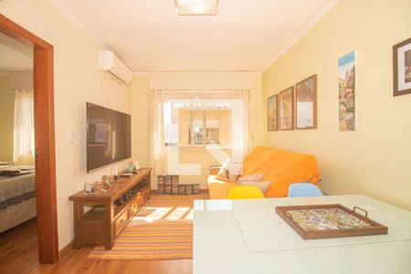Sala de apartamento à venda com 1 quarto, 46m² em Petrópolis, Porto Alegre