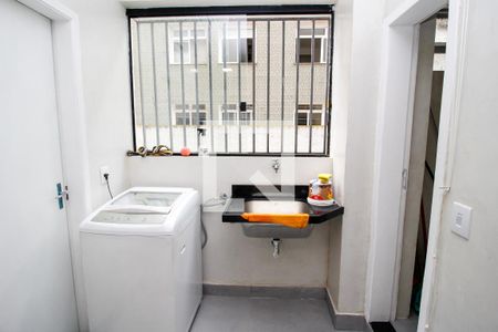 Area de Serviço de apartamento para alugar com 3 quartos, 97m² em Santo Antônio, Belo Horizonte