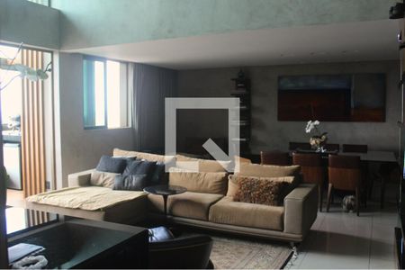 Sala de apartamento à venda com 3 quartos, 175m² em Vila da Serra, Nova Lima