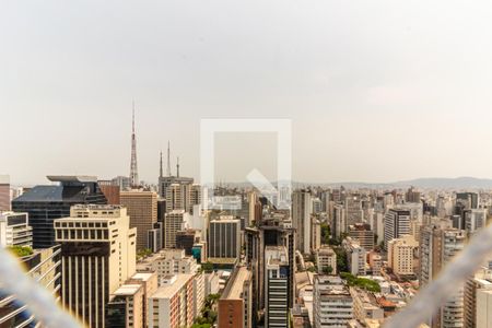 Vista da Varanda  de apartamento para alugar com 1 quarto, 140m² em Cerqueira César, São Paulo