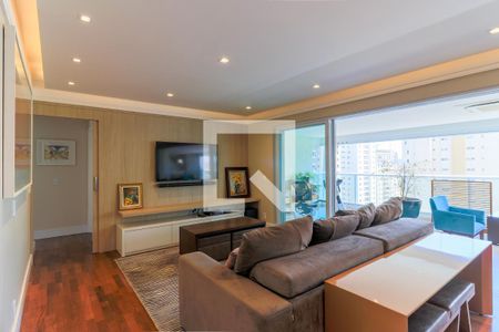 Sala de apartamento para alugar com 3 quartos, 163m² em Brooklin, São Paulo