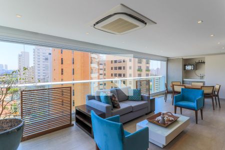 Varanda Gourmet de apartamento para alugar com 3 quartos, 163m² em Brooklin, São Paulo