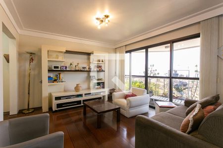 Sala de Estar de apartamento à venda com 3 quartos, 155m² em Chácara Santo Antônio (zona Leste), São Paulo