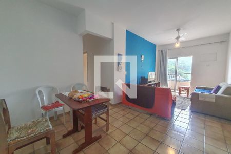 Sala 2 de apartamento para alugar com 2 quartos, 75m² em Jardim Tres Marias, Guarujá