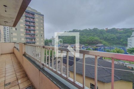 Varanda de apartamento para alugar com 2 quartos, 75m² em Jardim Tres Marias, Guarujá