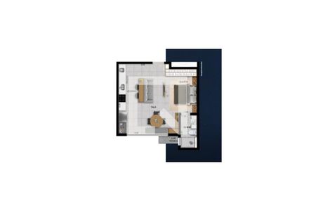 Apartamento à venda com 1 quarto, 38m² em Lourdes, Belo Horizonte