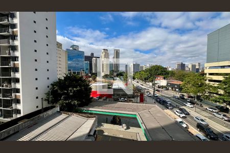 Vista da Sacada de kitnet/studio para alugar com 1 quarto, 25m² em Pinheiros, São Paulo